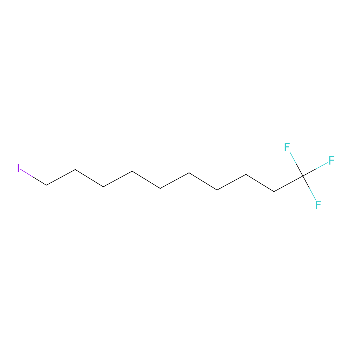 1,1,1-Trifluoro-10-iododecane molecular structure, CAS 1965305-16-1