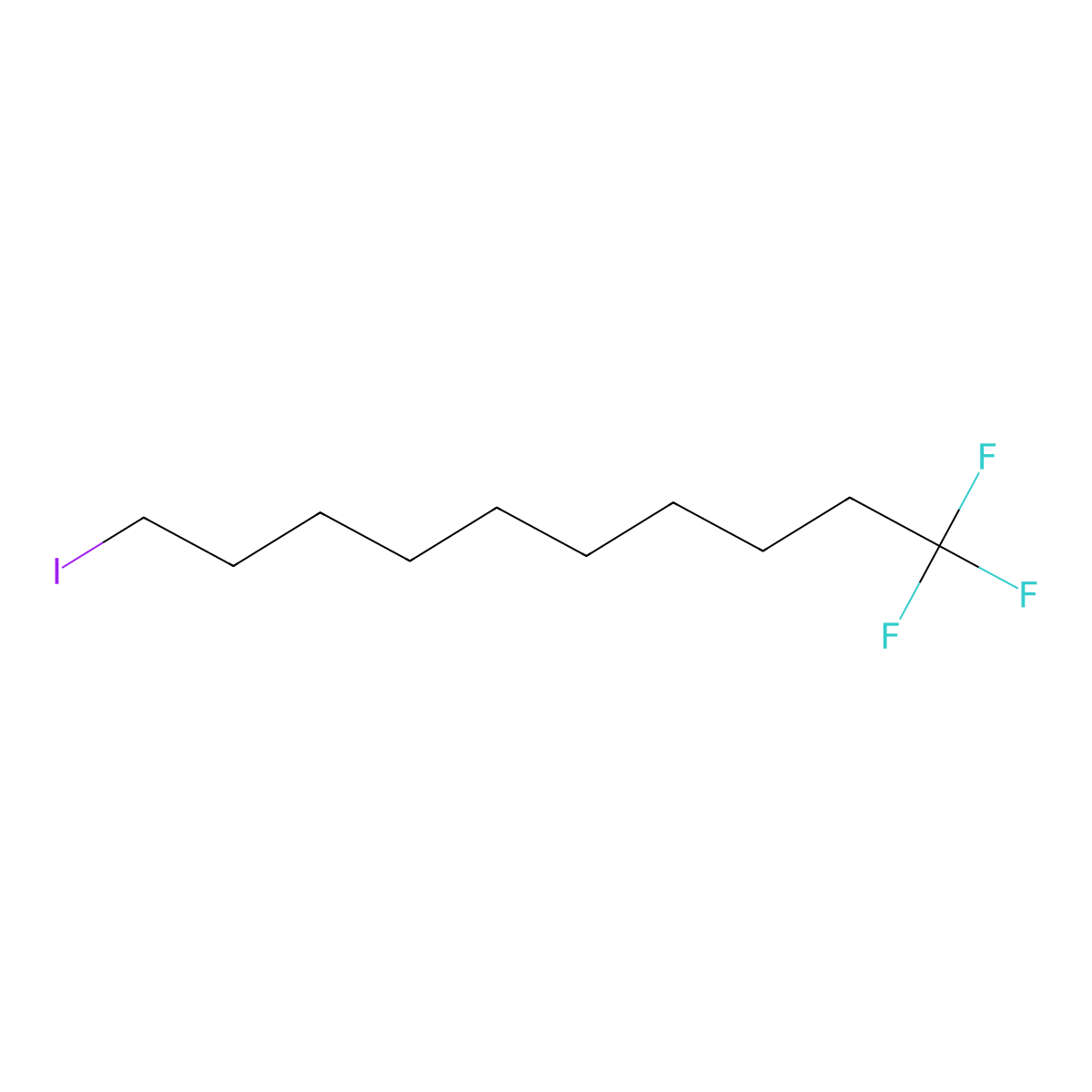 1,1,1-Trifluoro-10-iododecane molecular structure, CAS 1965305-16-1