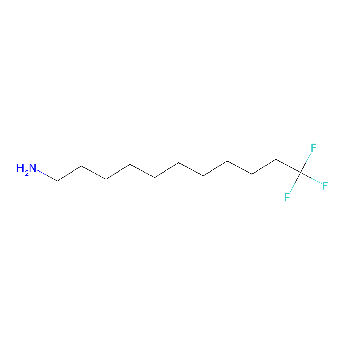 11,11,11-Trifluoro-undecylamine molecular structure, CAS 1965305-17-2