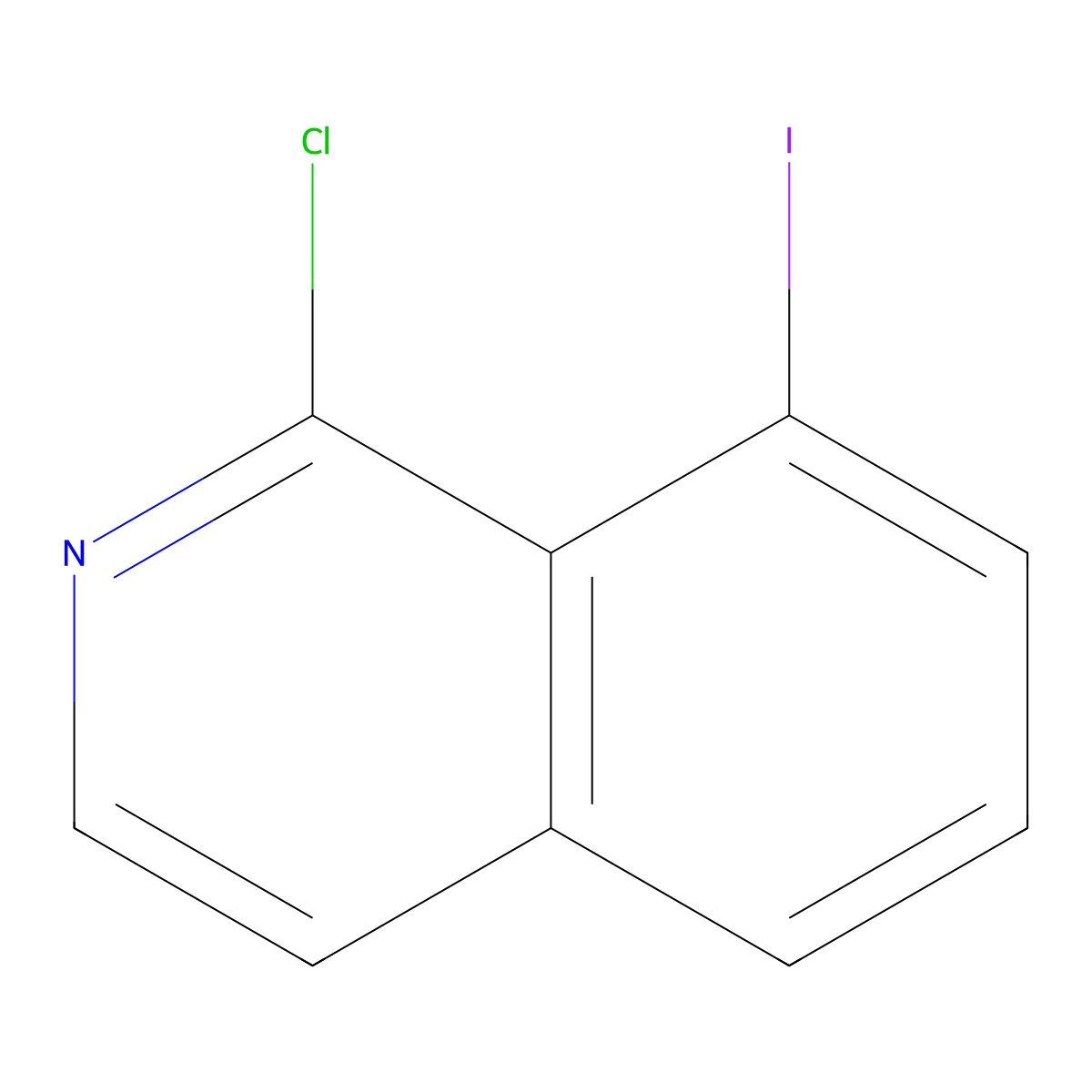 1-Chloro-8-iodo-isoquinoline molecular structure, CAS 1965309-12-9