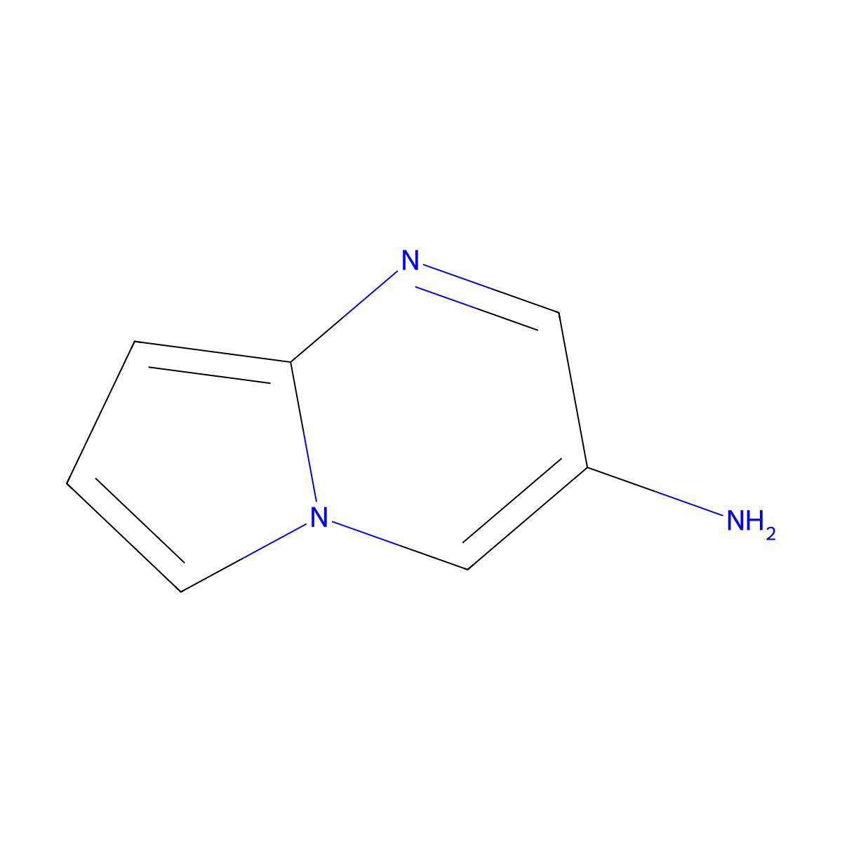 Pyrrolo[1,2-a]pyrimidin-3-amine molecular structure, CAS 1965309-19-6