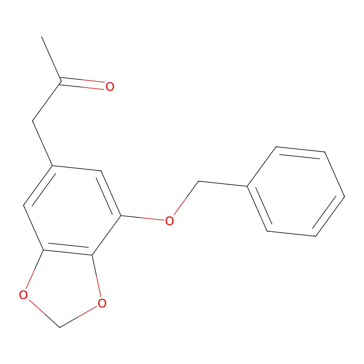 1-(7-Benzyloxy-benzo[1,3]dioxol-5-yl)-propan-2-one molecular structure, CAS 1965309-90-3