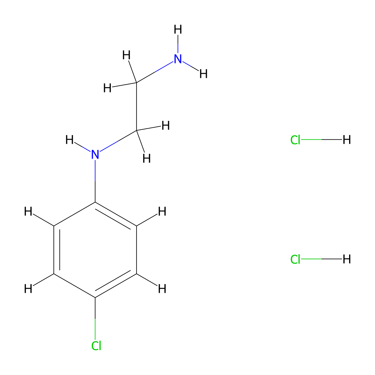 N1-(4-Chloro-phenyl)-ethane-1,2-diamine dihydrochloride molecular structure, CAS 1965309-94-7