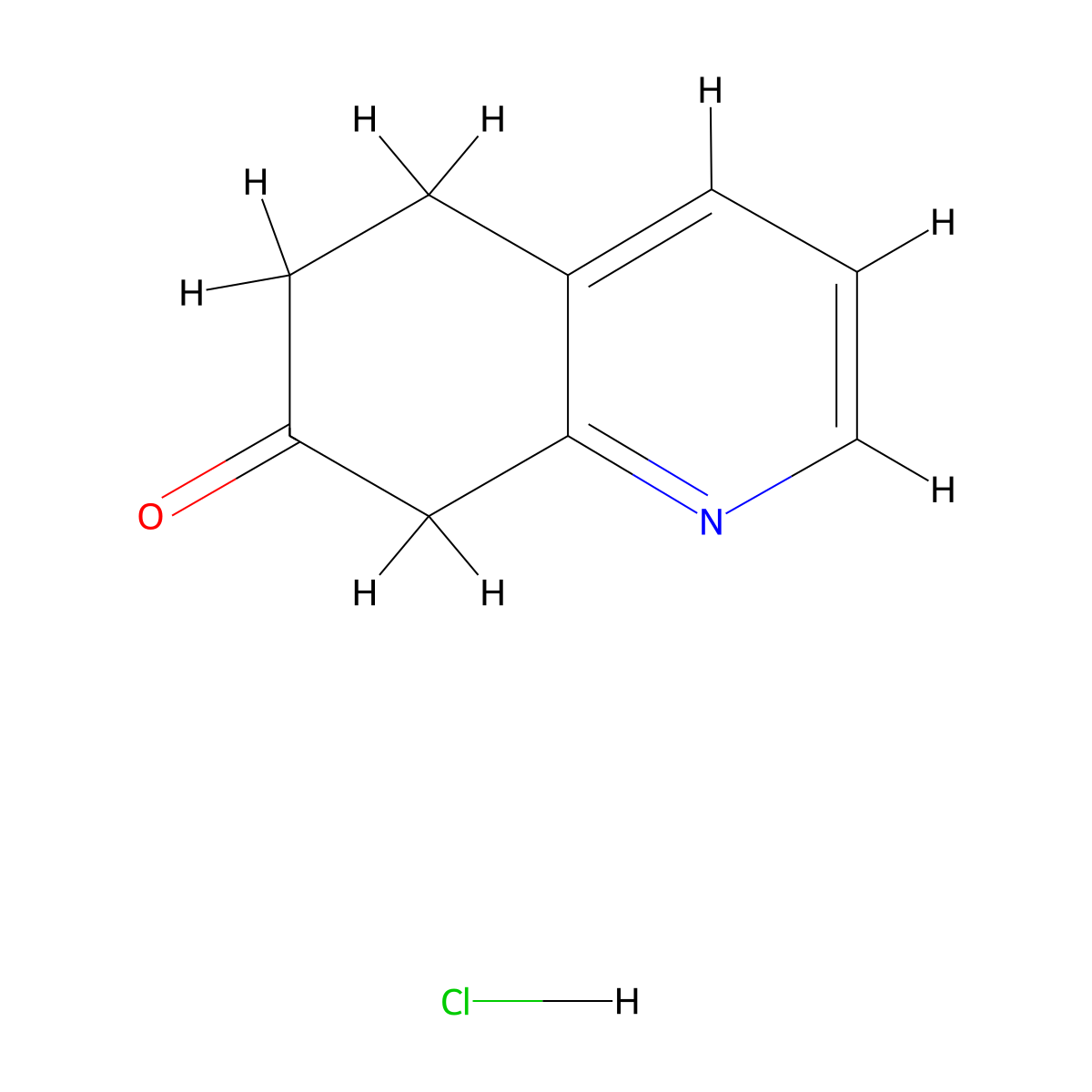 5,8-Dihydro-6H-quinolin-7-one hydrochloride molecular structure, CAS 1965310-02-4