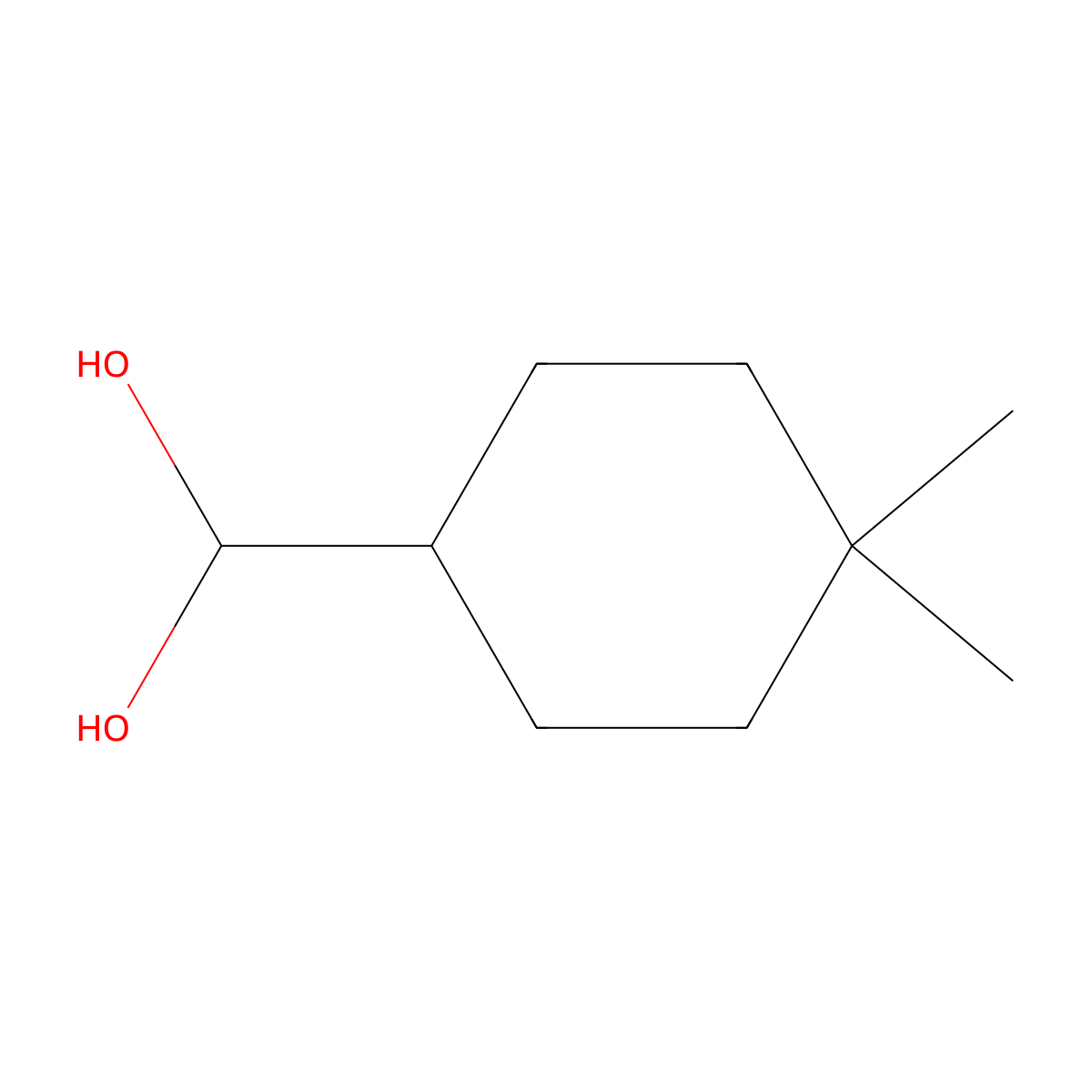 (4,4-Dimethylcyclohexyl)methanediol molecular structure, CAS 1965310-35-3