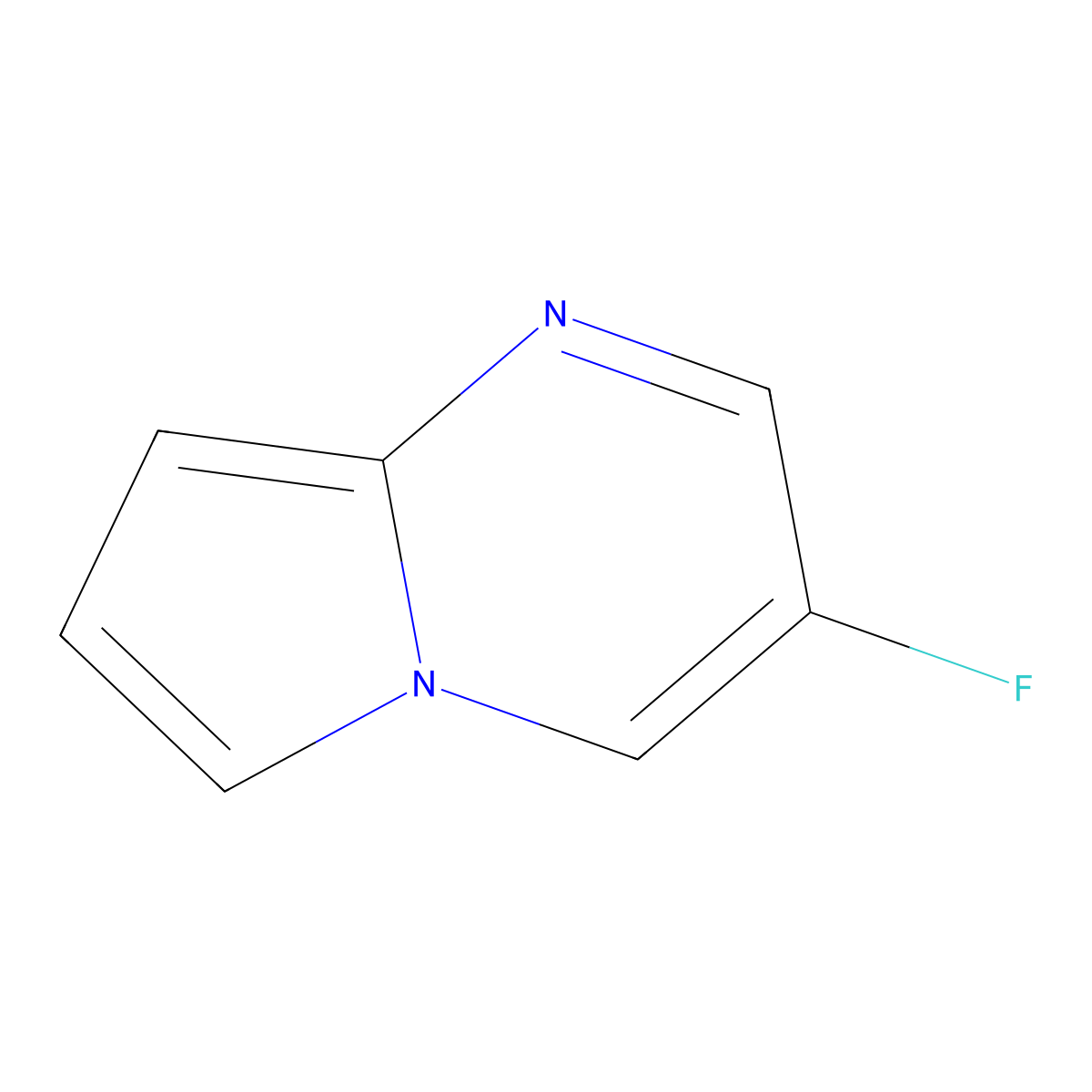 3-Fluoro-pyrrolo[1,2-a]pyrimidine molecular structure, CAS 1965310-42-2