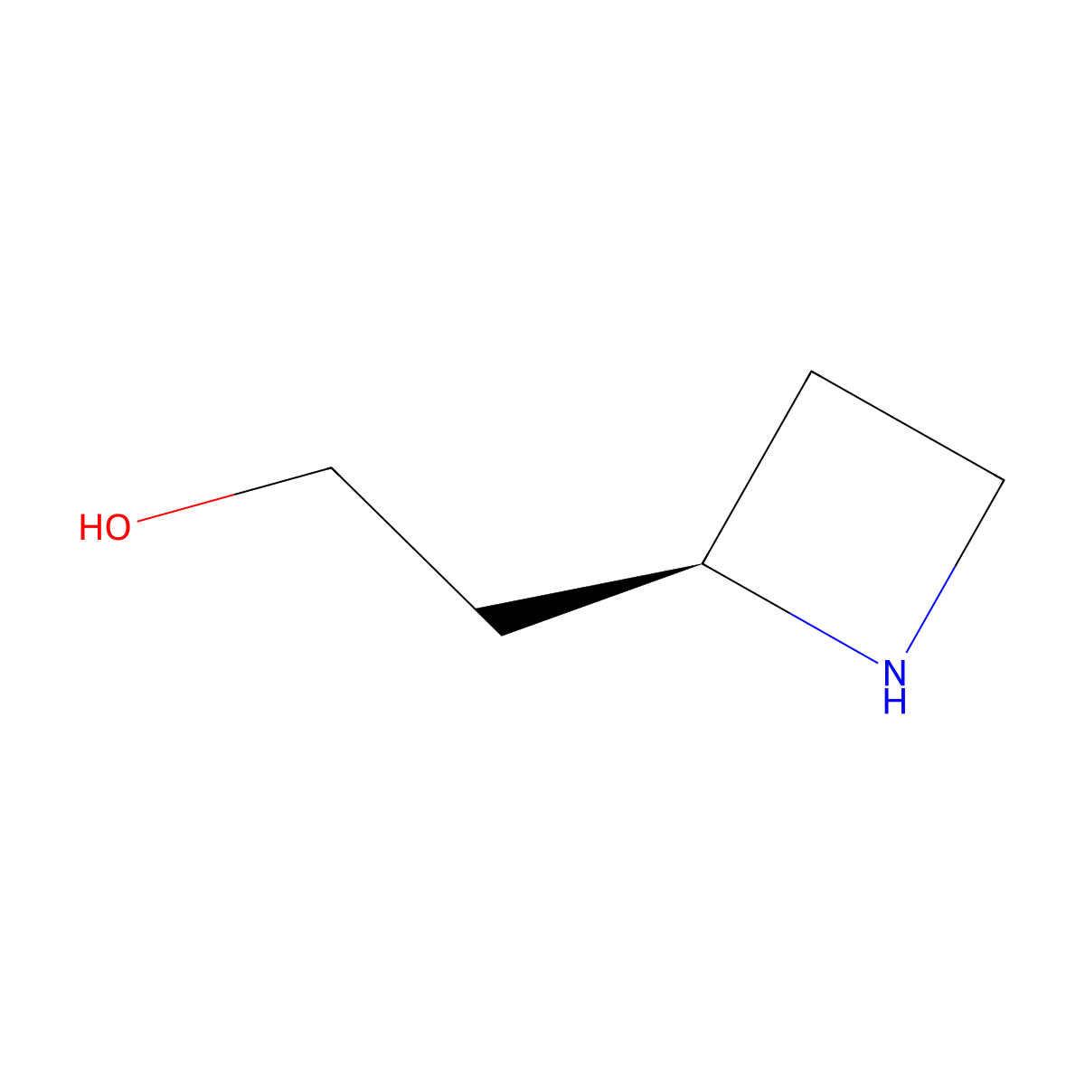 (R)-2-Azetidin-2-yl-ethanol molecular structure, CAS 1965314-52-6