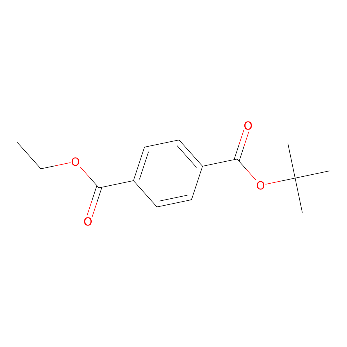 1-Tert-butyl 4-ethyl benzene-1,4-dicarboxylate molecular structure, CAS 1965383-14-5
