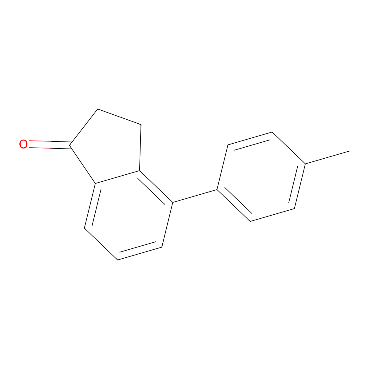 4-(p-Tolyl)-2,3-dihydro-1H-inden-1-one molecular structure, CAS 1965843-62-2