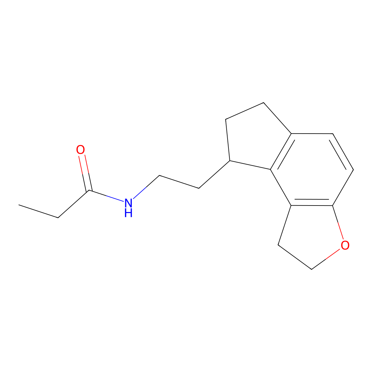 Ramelteon molecular structure, CAS 196597-26-9