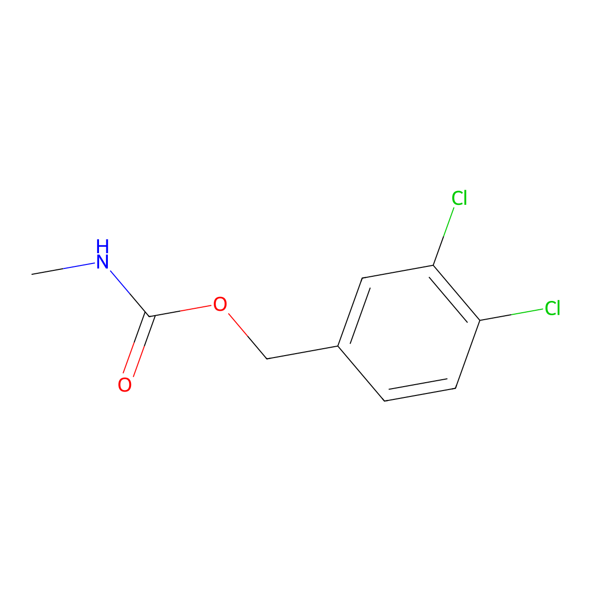 Dichlormate molecular structure, CAS 1966-58-1