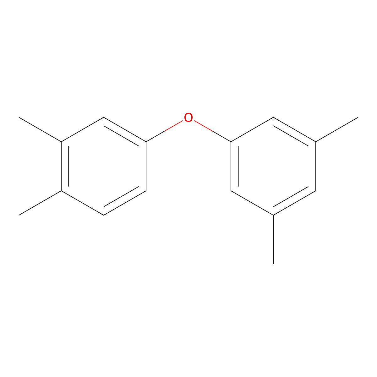 1-(3,4-Dimethylphenoxy)-3,5-dimethylbenzene molecular structure, CAS 196604-19-0