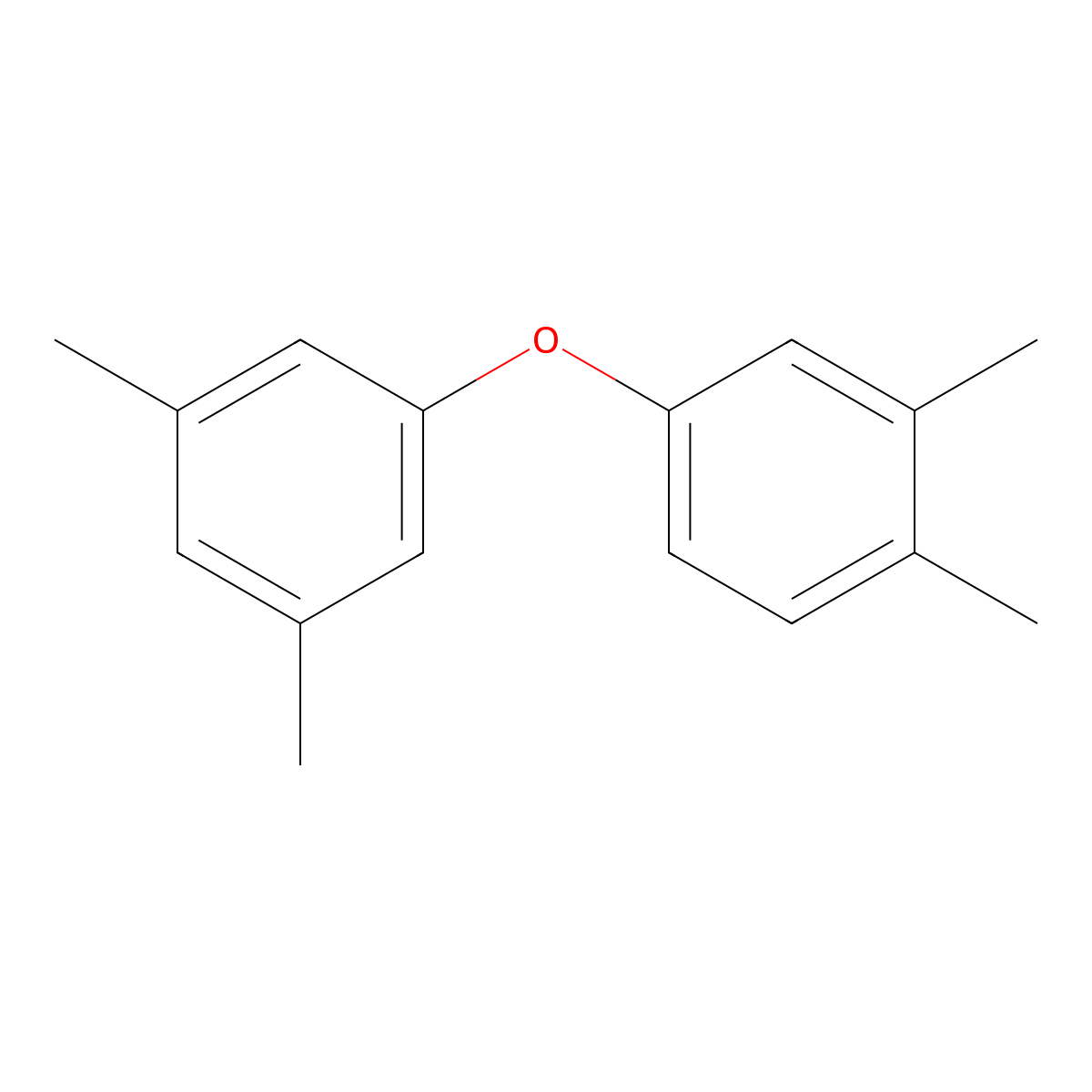 1-(3,4-Dimethylphenoxy)-3,5-dimethylbenzene molecular structure, CAS 196604-19-0