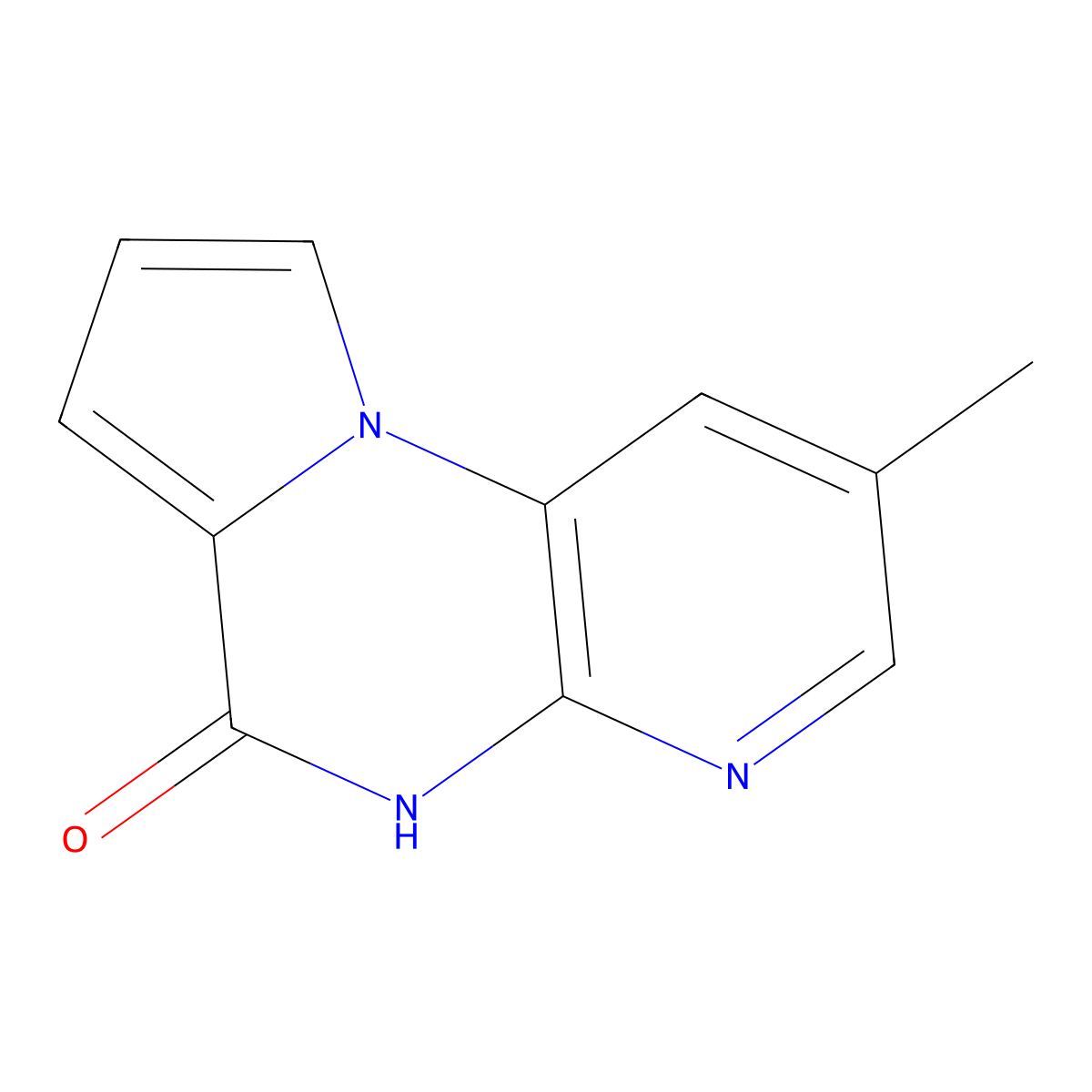 2-Methylpyrido[2,3-E]pyrrolo[1,2-A]pyrazin-6(5H)-one molecular structure, CAS 1966155-62-3