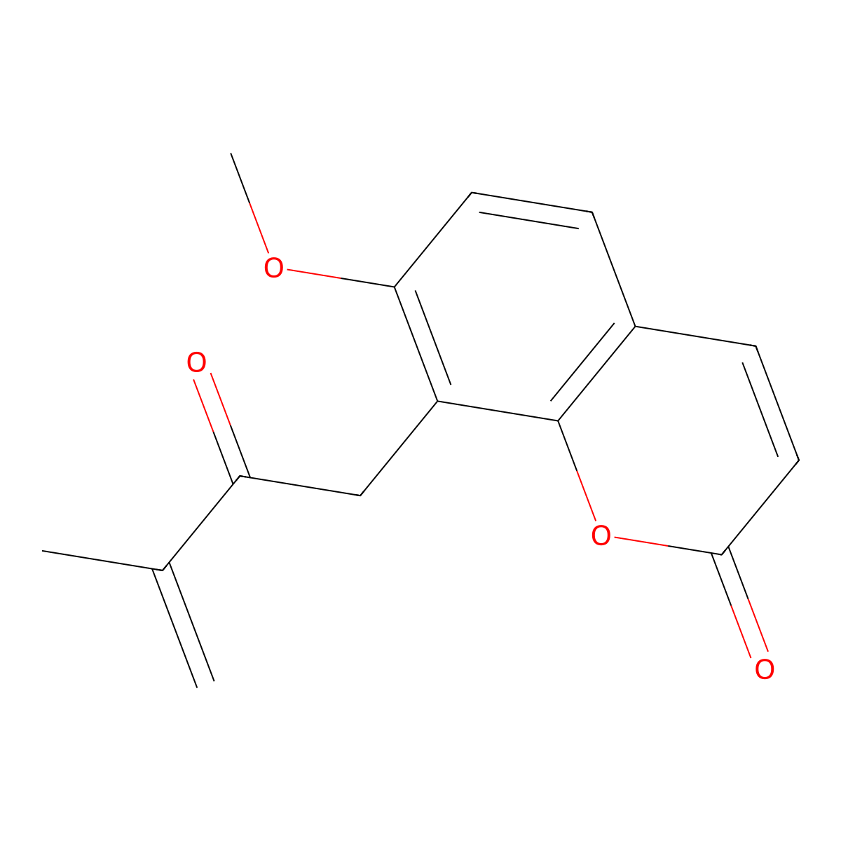 Murrayone molecular structure, CAS 19668-69-0
