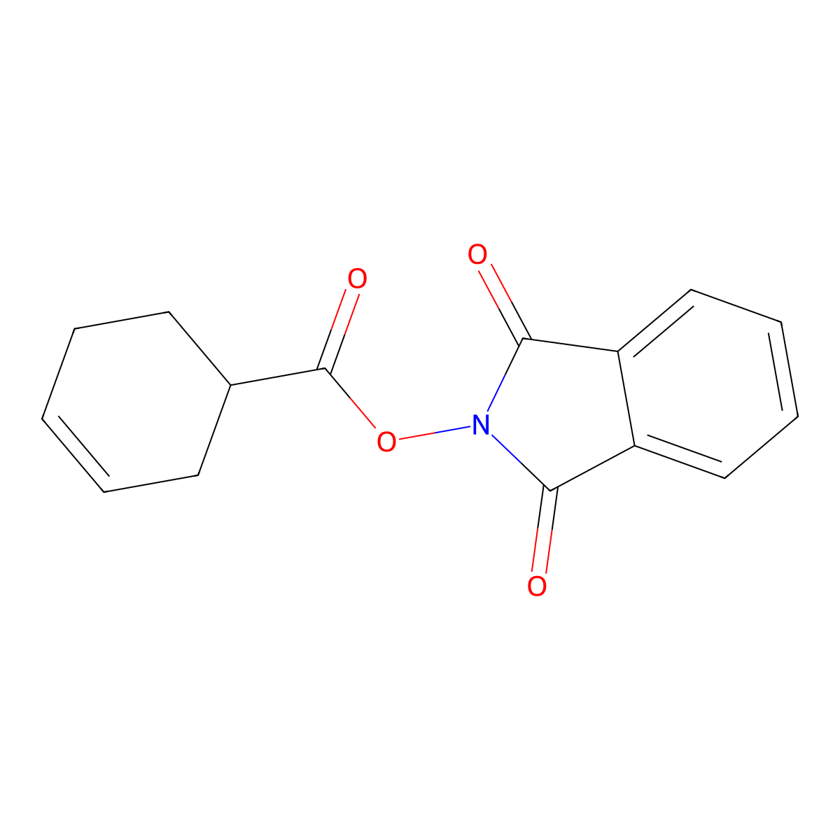 1,3-dioxo-2,3-dihydro-1H-isoindol-2-yl cyclohex-3-ene-1-carboxylate molecular structure, CAS 1967011-68-2