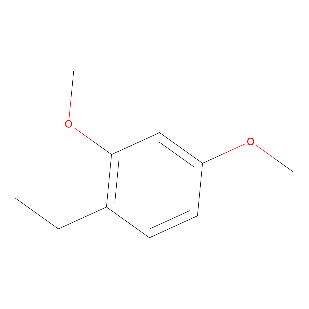 1-Ethyl-2,4-dimethoxybenzene molecular structure, CAS 19672-03-8