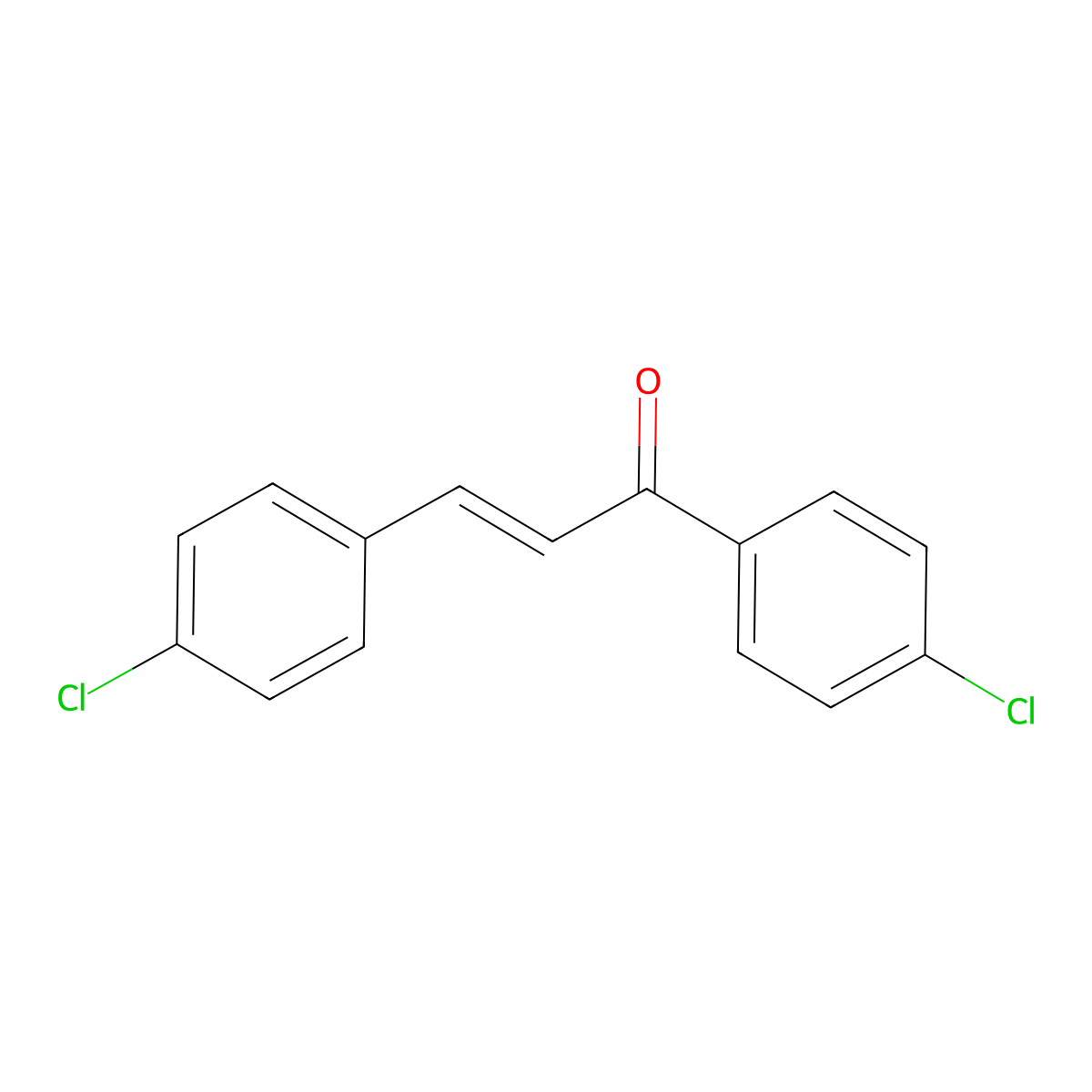 4',4-Dichlorochalcone molecular structure, CAS 19672-59-4