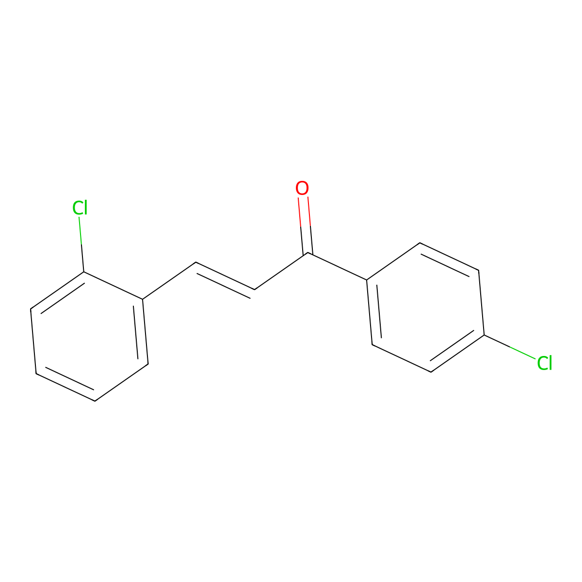 2,4'-Dichlorochalcone molecular structure, CAS 19672-60-7