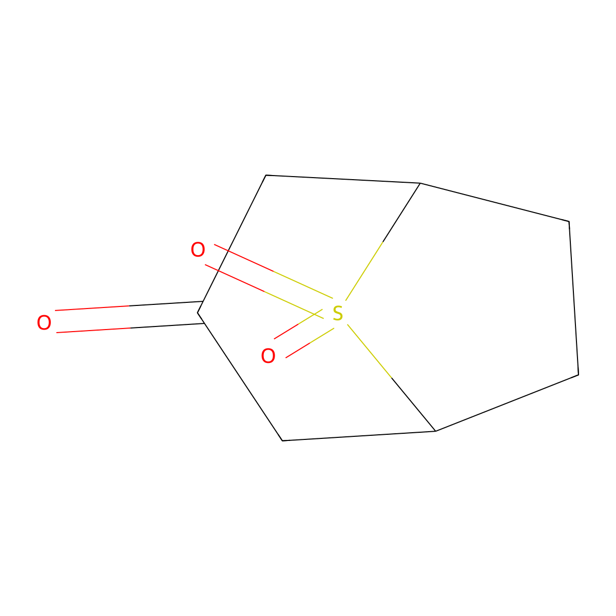 8Lambda6-thiabicyclo[3.2.1]octane-3,8,8-trione molecular structure, CAS 19677-50-0