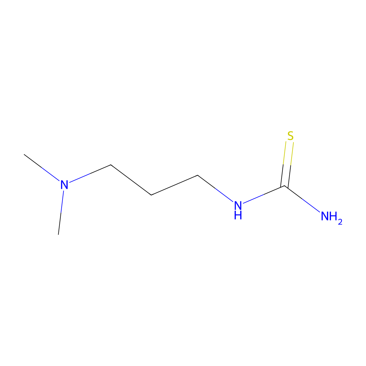 (3-(Dimethylamino)propyl)thiourea molecular structure, CAS 196809-80-0
