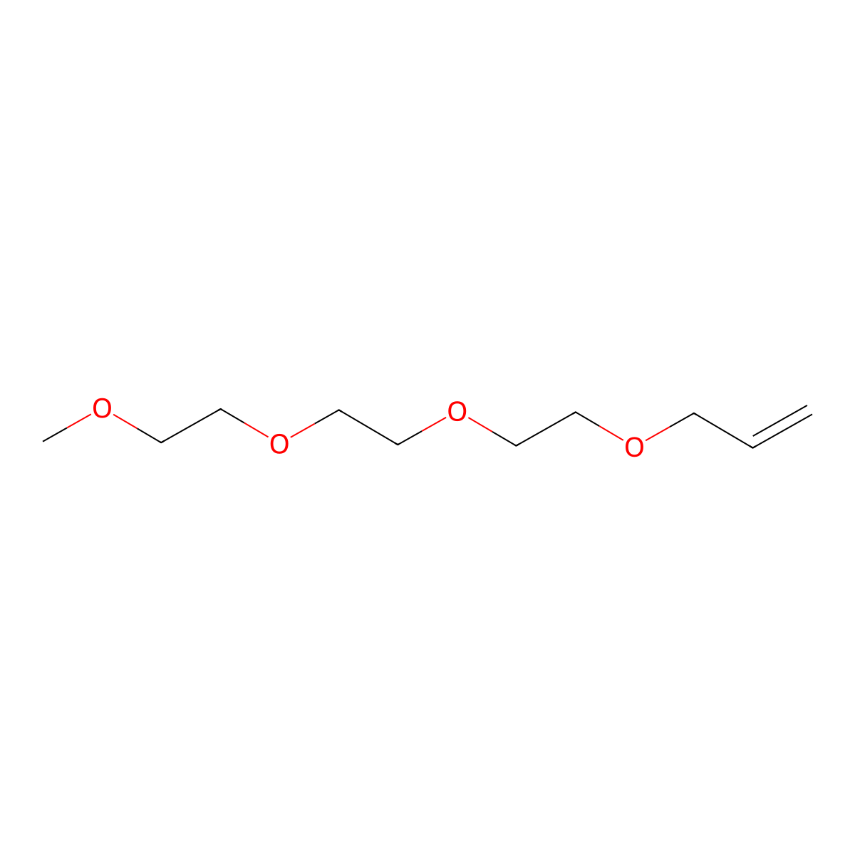 2,5,8,11-Tetraoxatetradec-13-ene molecular structure, CAS 19685-21-3
