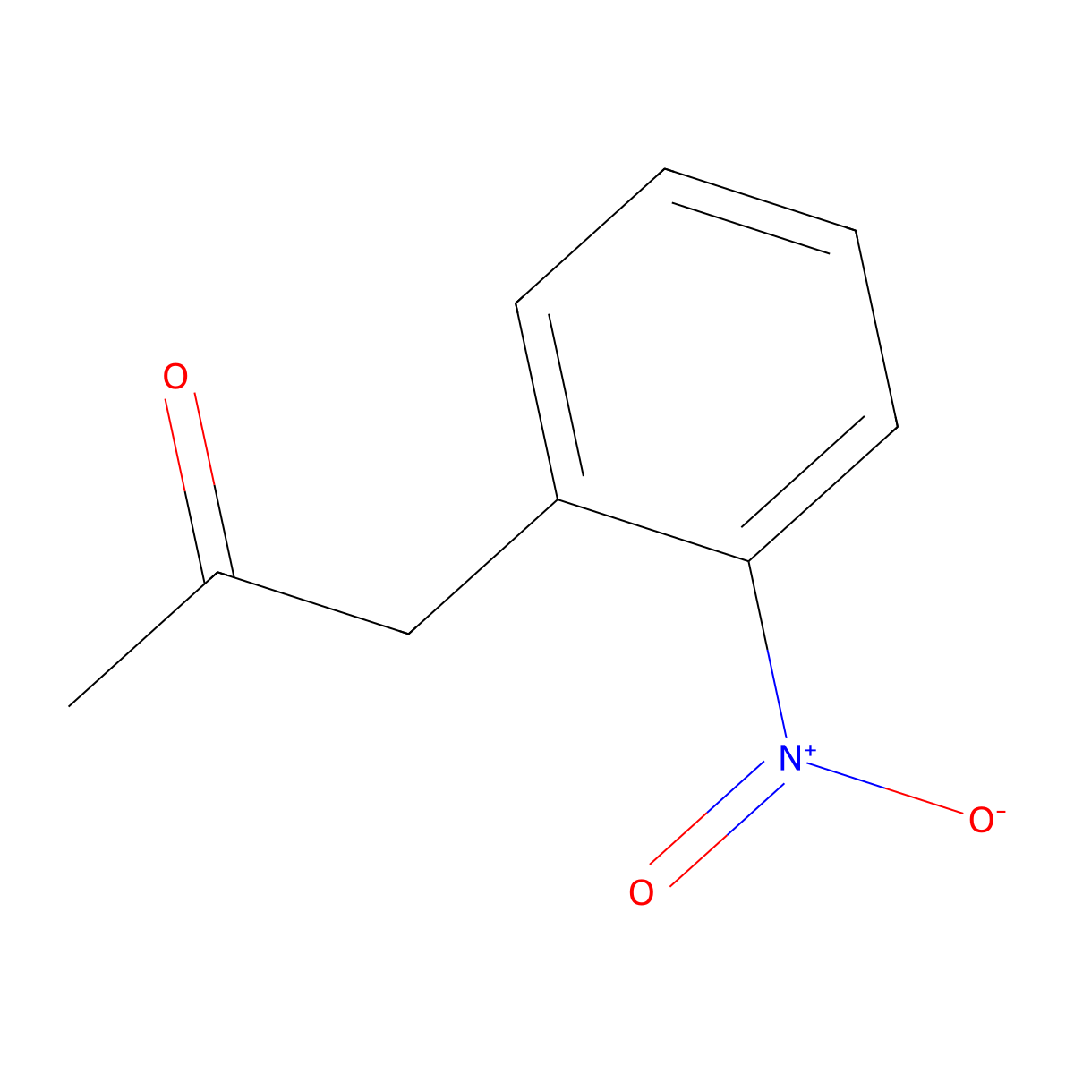 1-(2-Nitrophenyl)propan-2-one molecular structure, CAS 1969-72-8