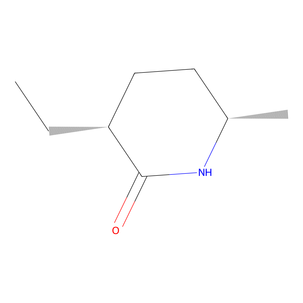 (3R,6S)-3-ethyl-6-methylpiperidin-2-one molecular structure, CAS 1969287-45-3