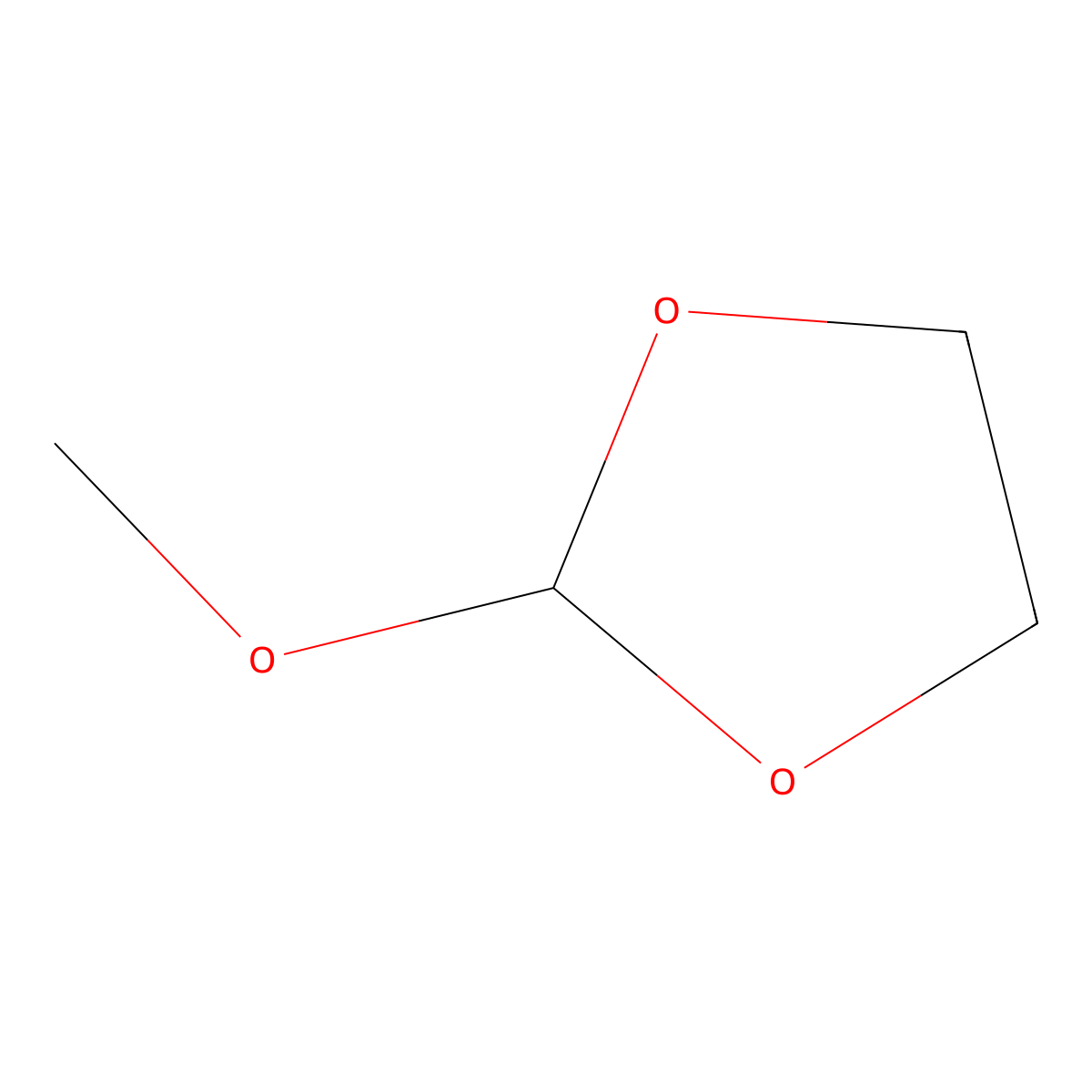 2-Methoxy-1,3-dioxolane molecular structure, CAS 19693-75-5