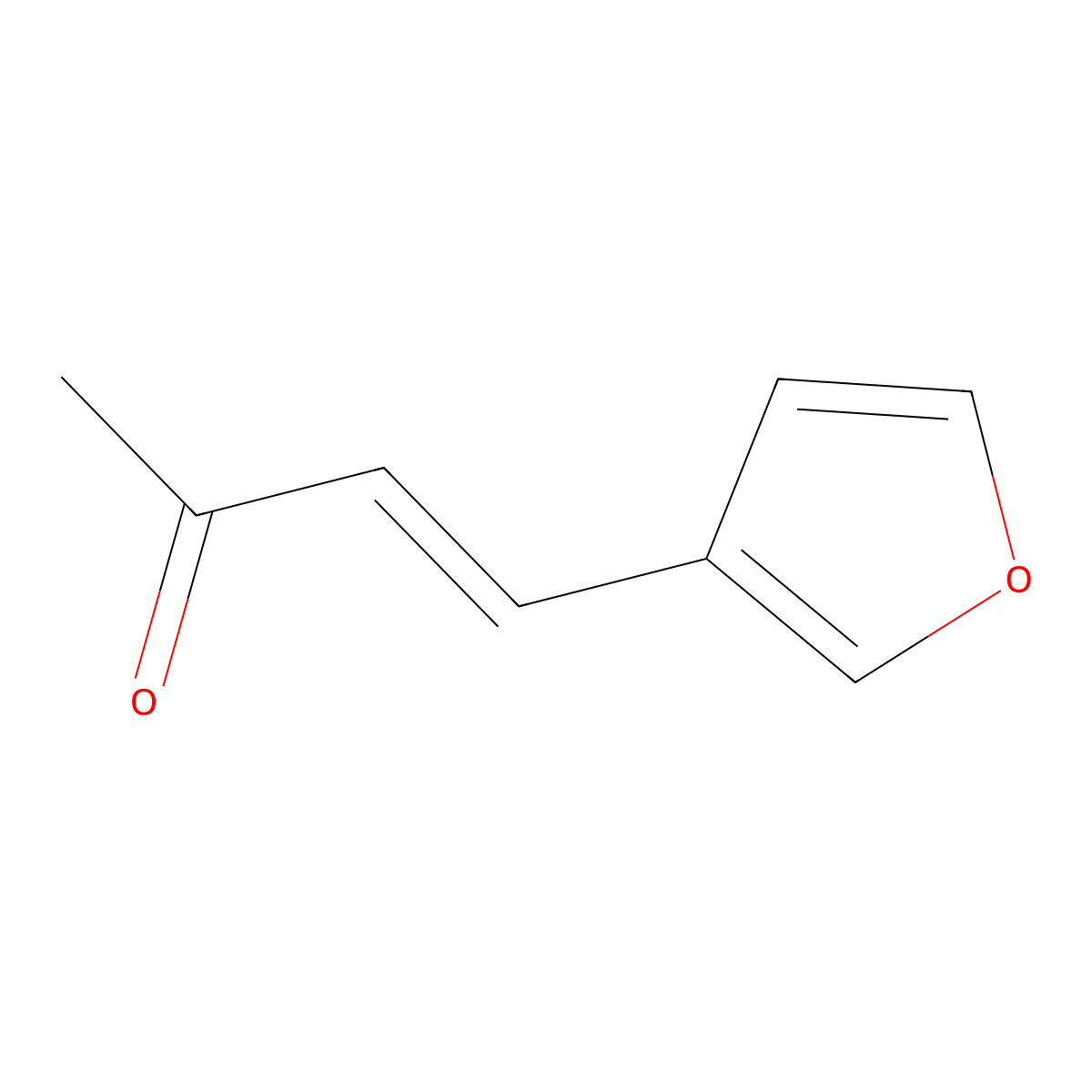 (E)-4-(3-Furyl)-3-buten-2-one molecular structure, CAS 196951-16-3
