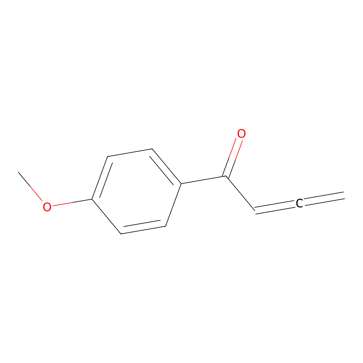 2,3-Butadien-1-one, 1-(4-methoxyphenyl)- molecular structure, CAS 196952-70-2
