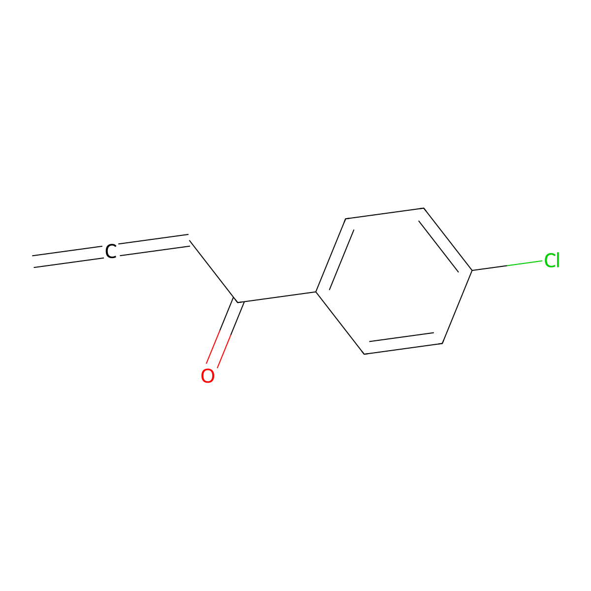 1-(4-Chlorophenyl)buta-2,3-dien-1-one molecular structure, CAS 196953-02-3