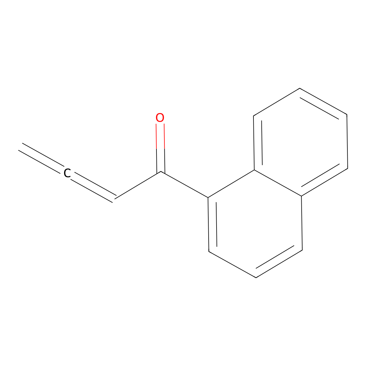 1-(1-Naphthalenyl)-2,3-butadien-1-one molecular structure, CAS 196953-12-5
