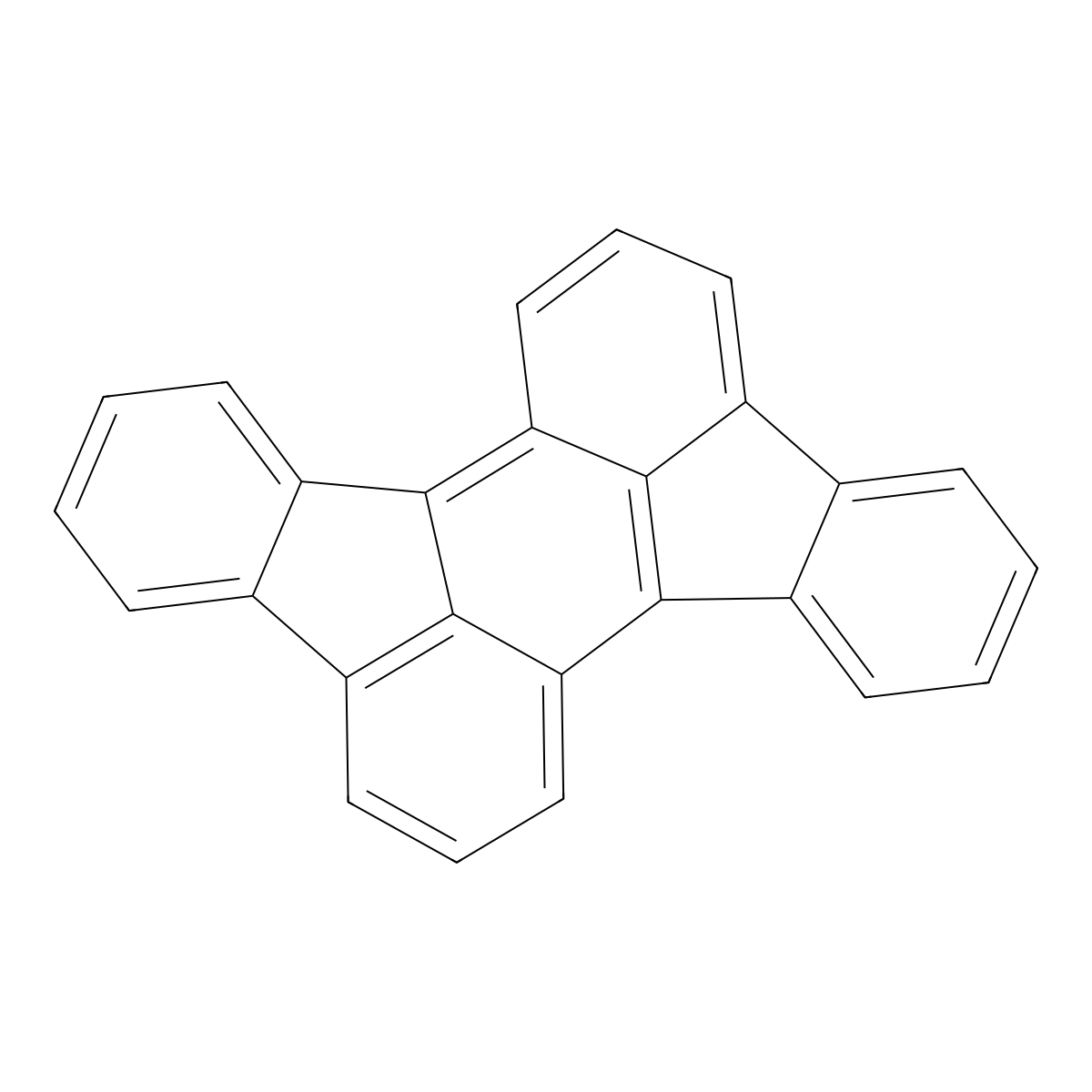 Rubicene molecular structure, CAS 197-61-5