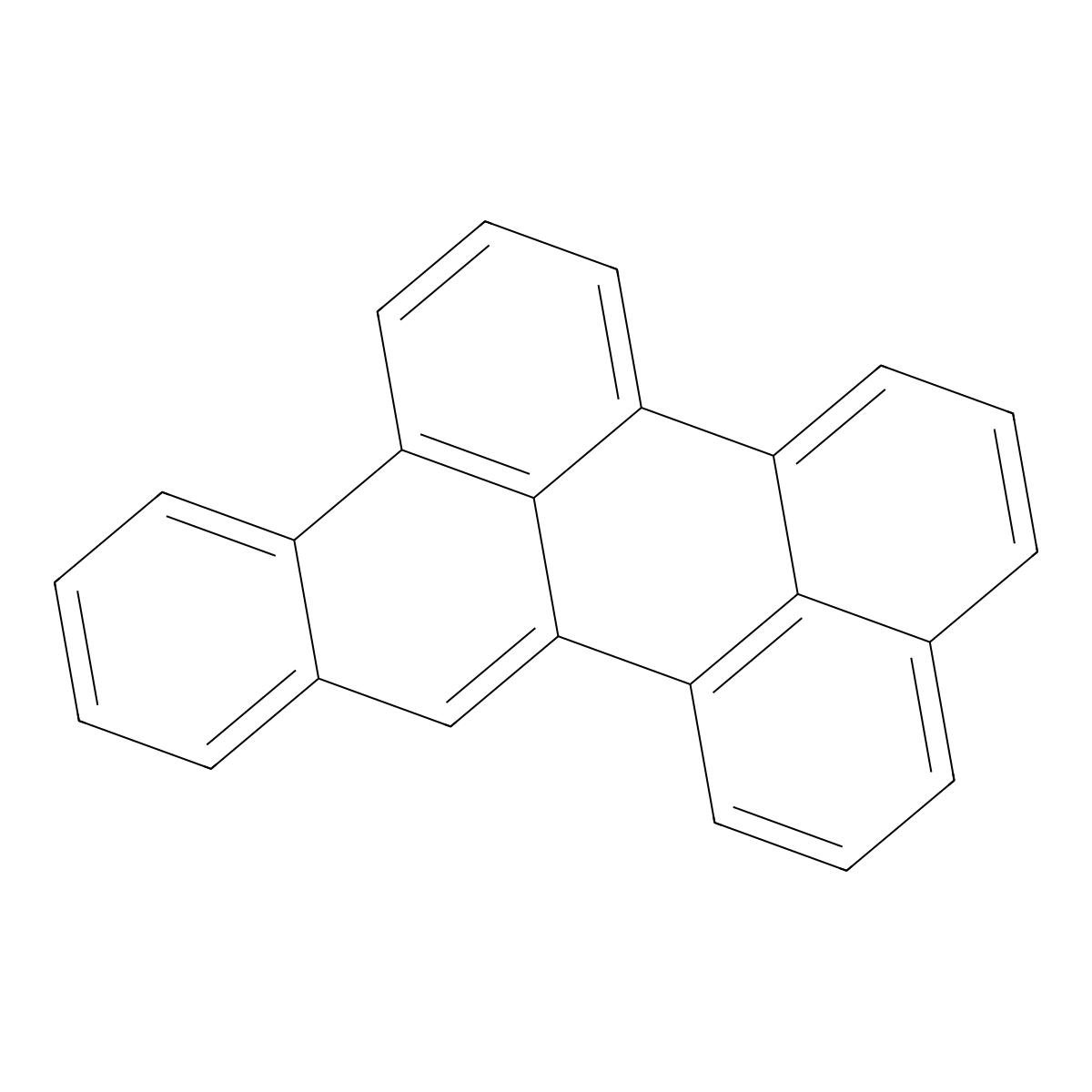 Benzo(b)perylene molecular structure, CAS 197-70-6