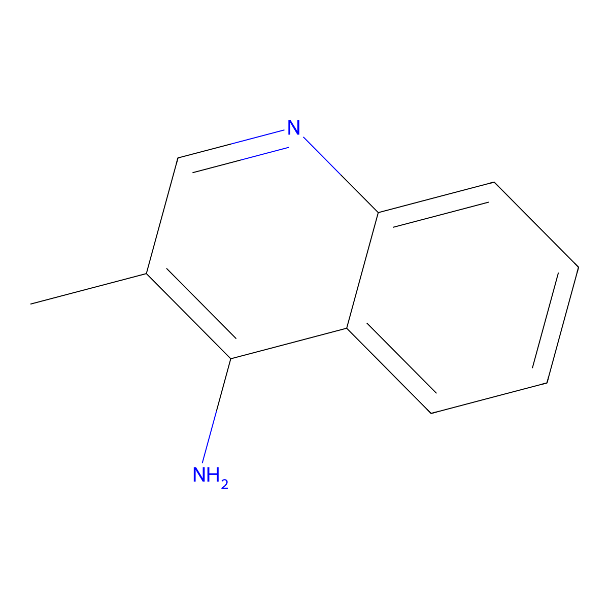 3-Methylquinolin-4-amine molecular structure, CAS 19701-33-8