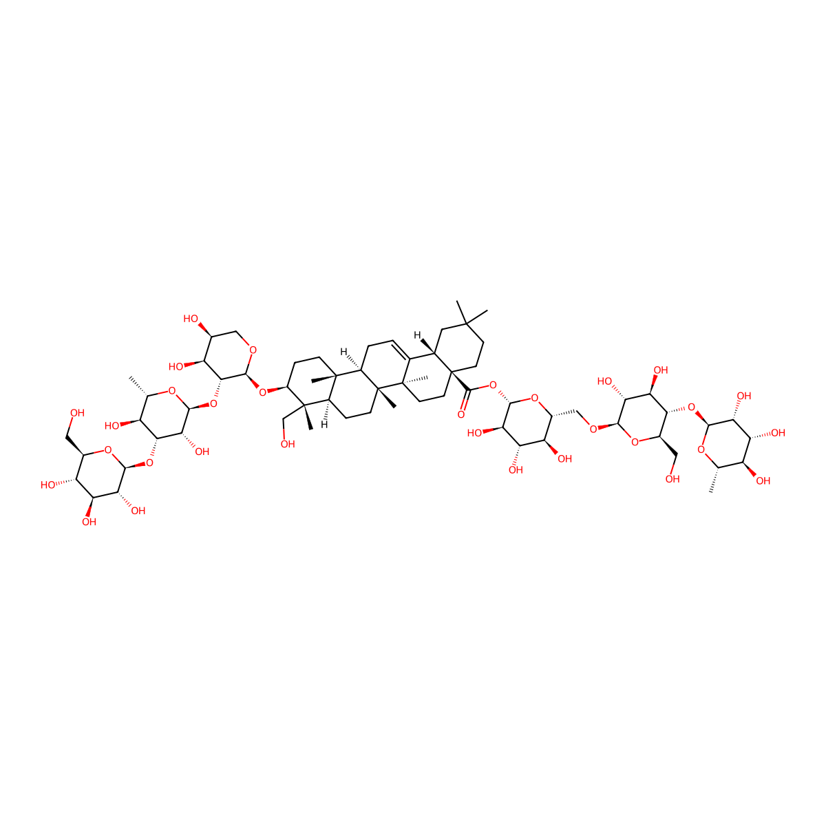 Patrinia saponin H3 molecular structure, CAS 197013-75-5