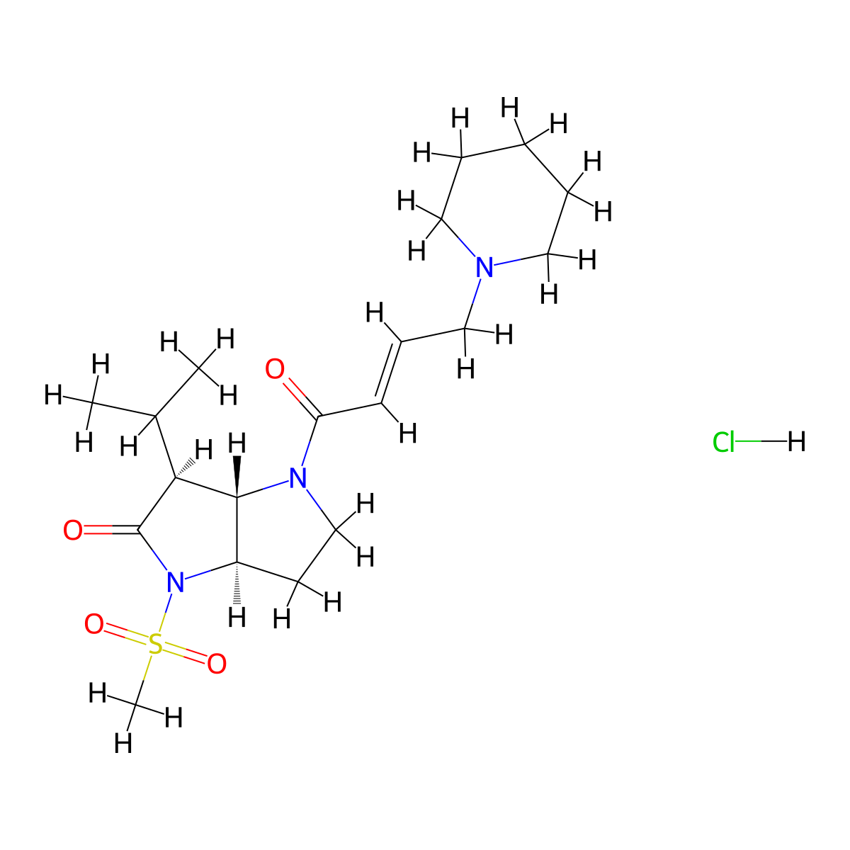 GW-311616A molecular structure, CAS 197090-44-1