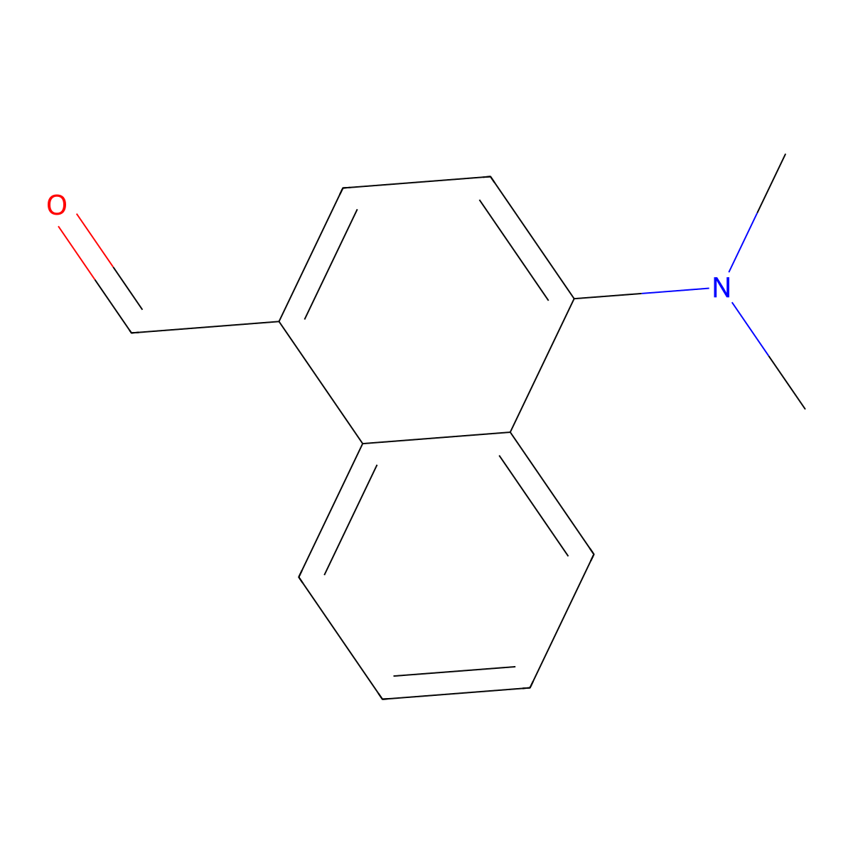 4-Dimethylamino-1-naphthaldehyde molecular structure, CAS 1971-81-9