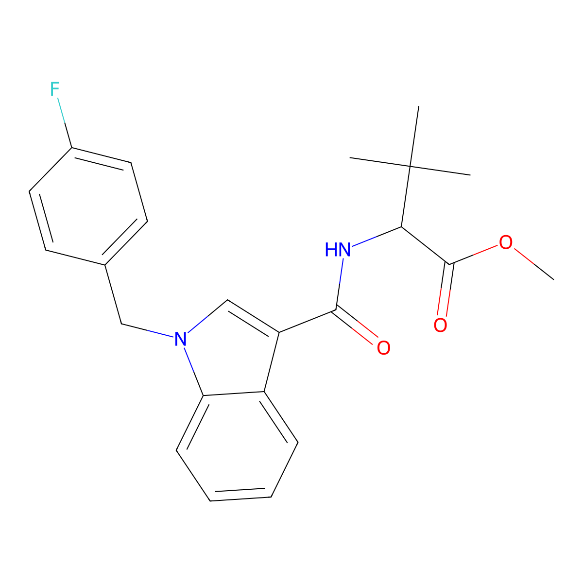 Mdmb-fubica molecular structure, CAS 1971007-91-6