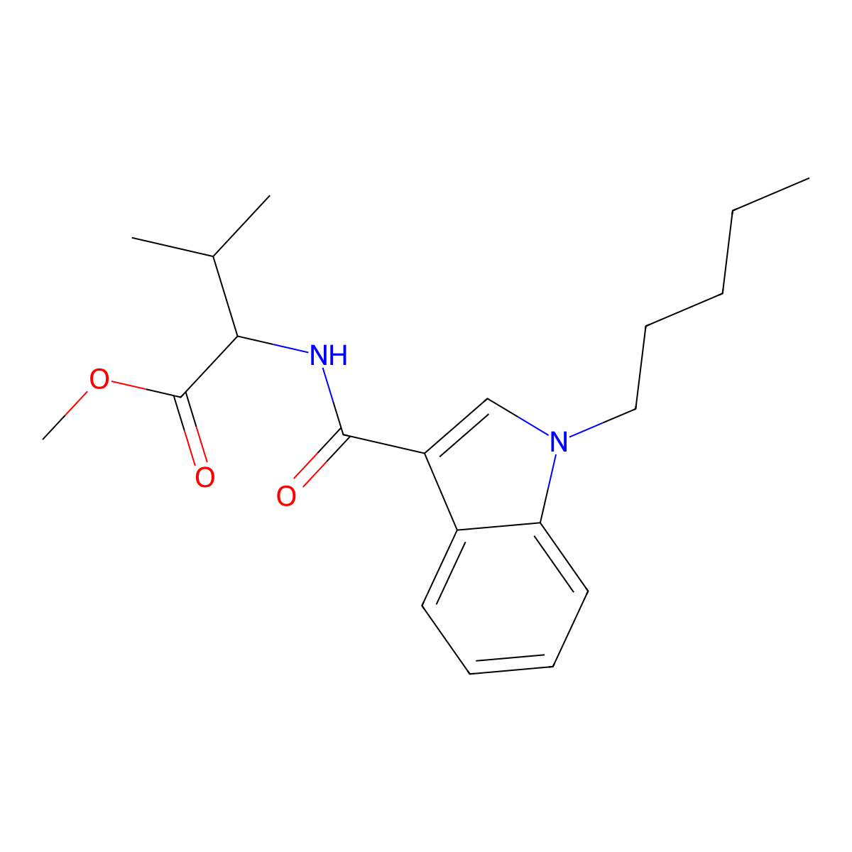 Mmb-018 molecular structure, CAS 1971007-97-2