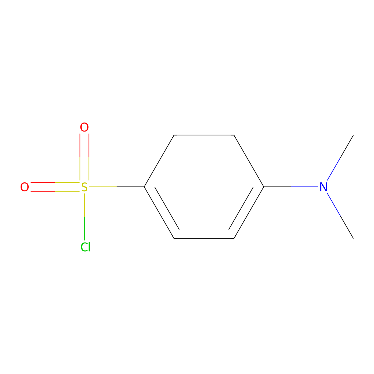 4-(Dimethylamino)benzene-1-sulfonyl chloride molecular structure, CAS 19715-49-2
