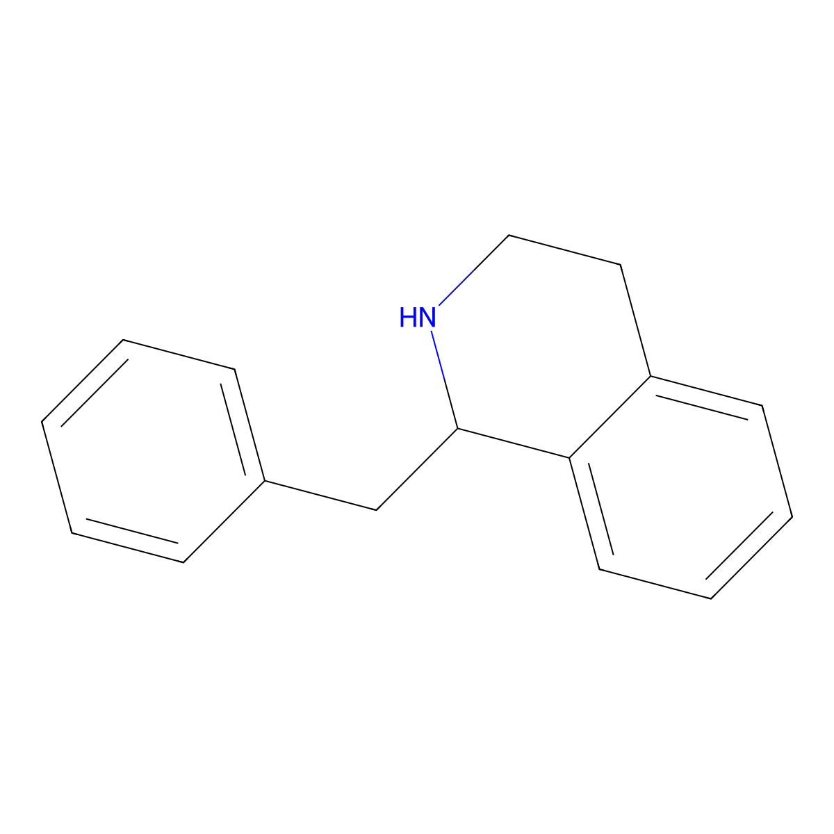 1-Benzyl-1,2,3,4-Tetrahydroisoquinoline molecular structure, CAS 19716-56-4