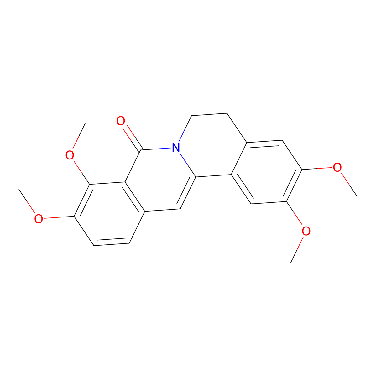 8-Oxopalmatine molecular structure, CAS 19716-59-7