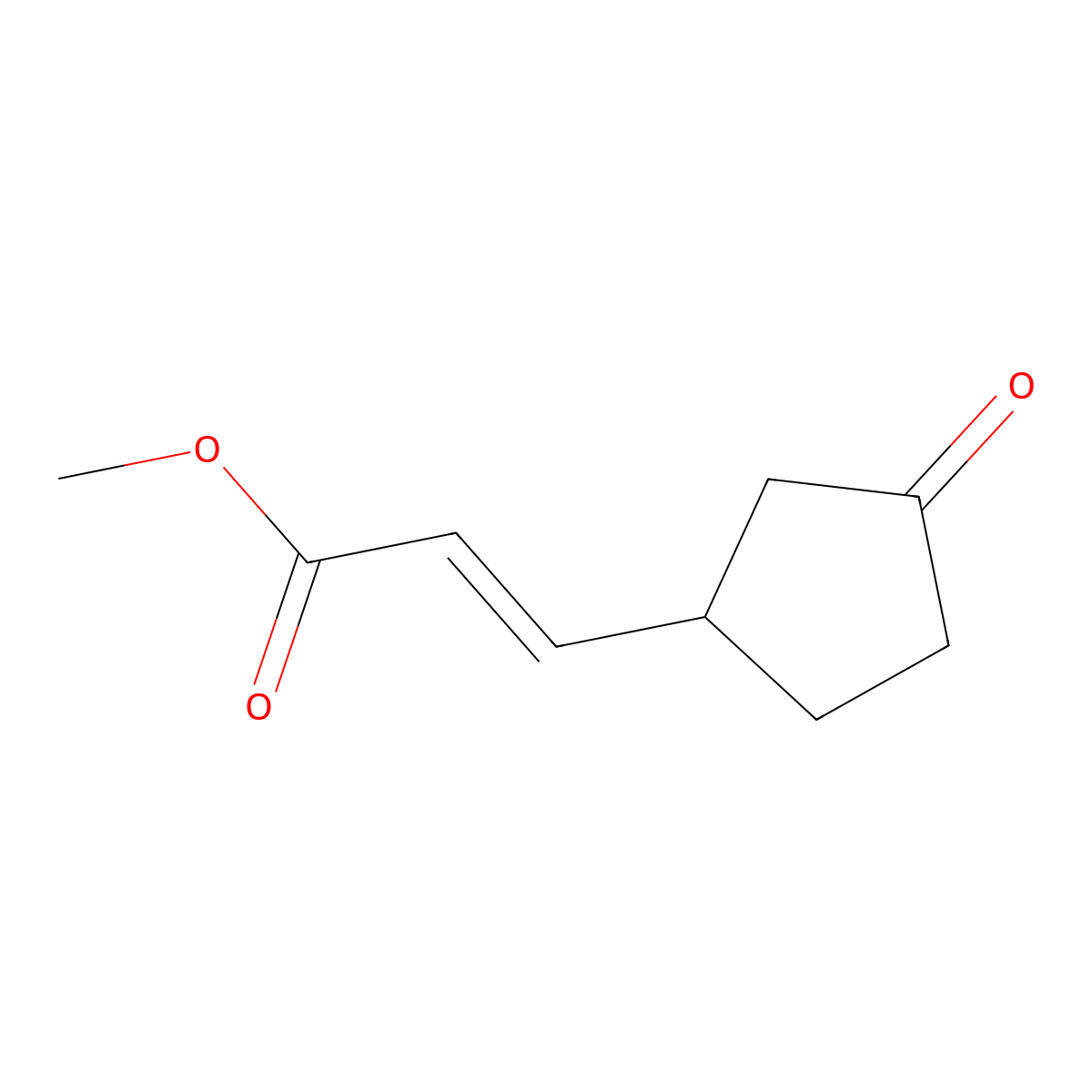 methyl (2E)-3-(3-oxocyclopentyl)prop-2-enoate molecular structure, CAS 1971880-80-4