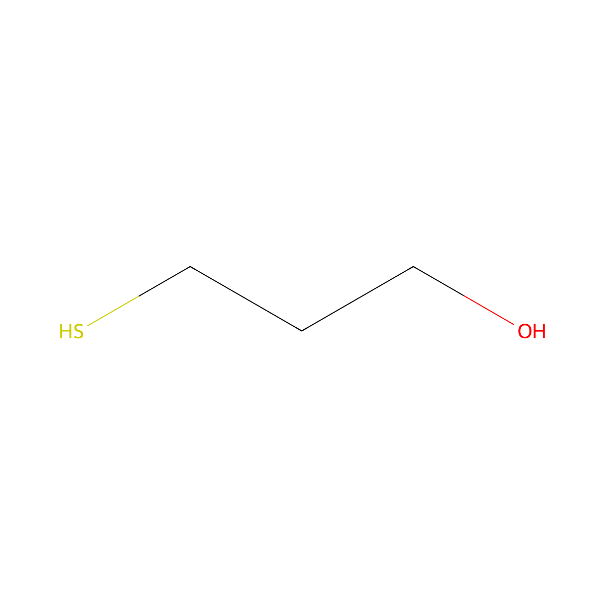 3-Mercaptopropanol molecular structure, CAS 19721-22-3