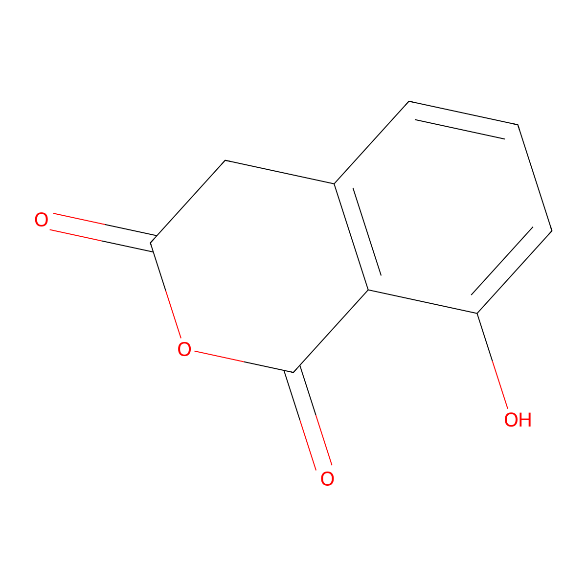 8-Hydroxyisochromane-1,3-dione molecular structure, CAS 19723-36-5