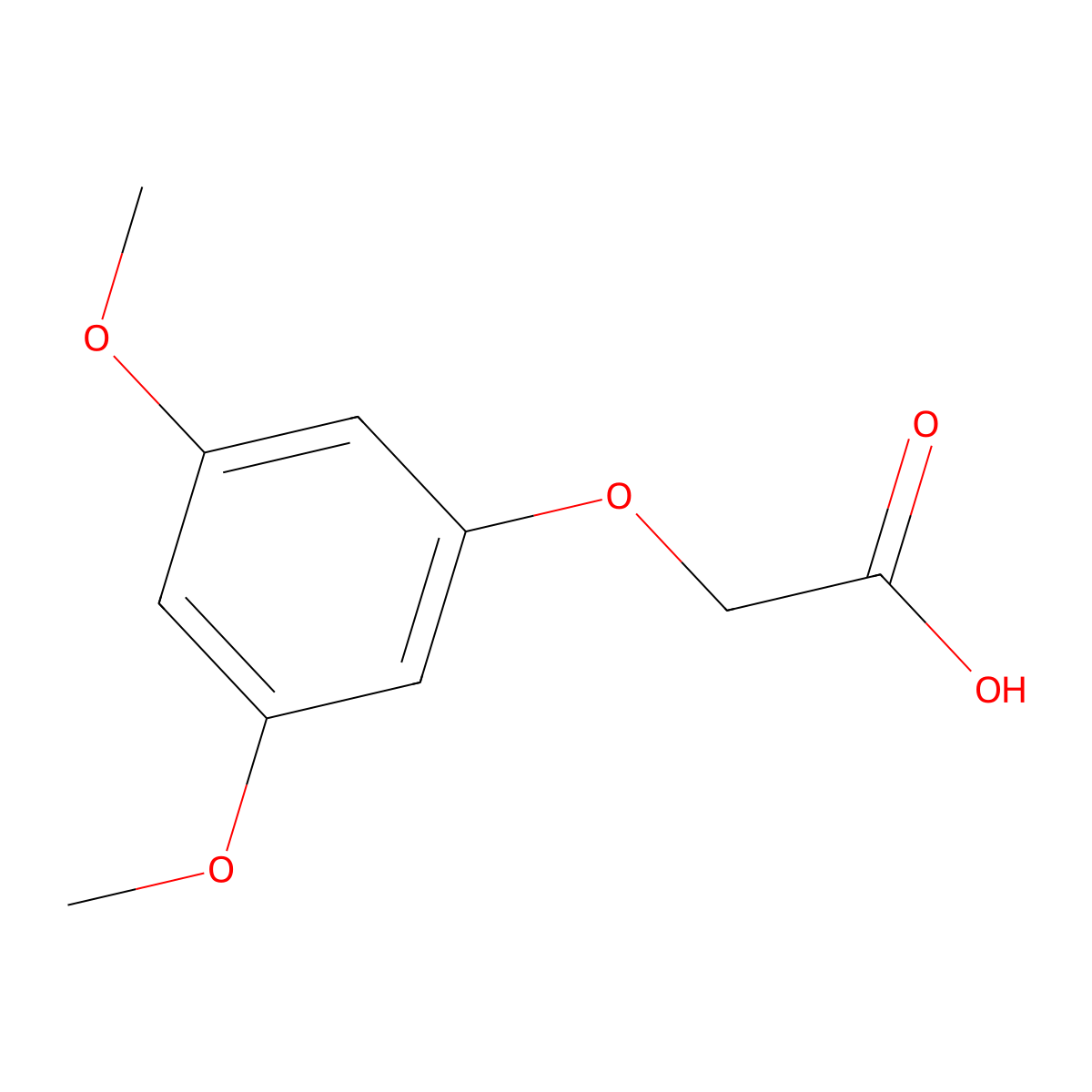 2-(3,5-dimethoxyphenoxy)acetic Acid molecular structure, CAS 19728-23-5