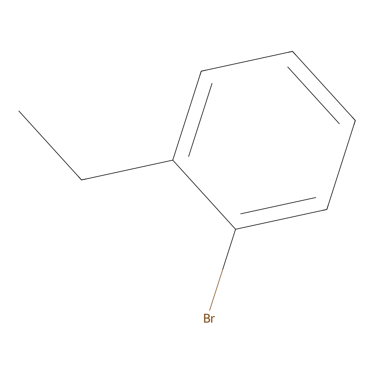 1-Bromo-2-ethylbenzene molecular structure, CAS 1973-22-4