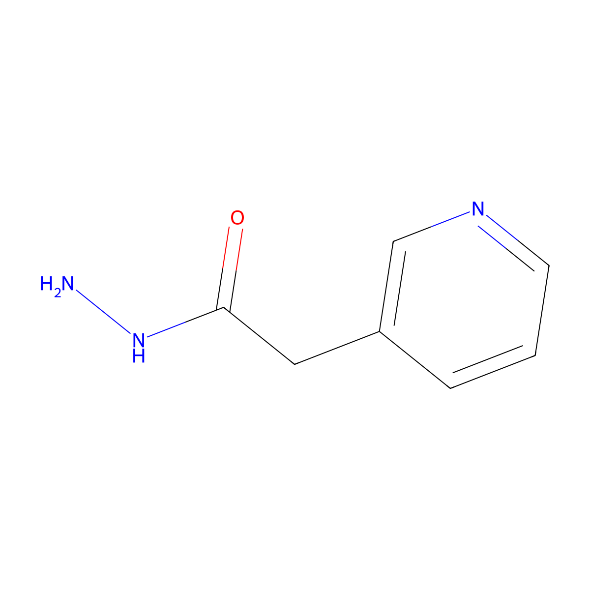 2-(Pyridin-3-yl)acetohydrazide molecular structure, CAS 19730-99-5